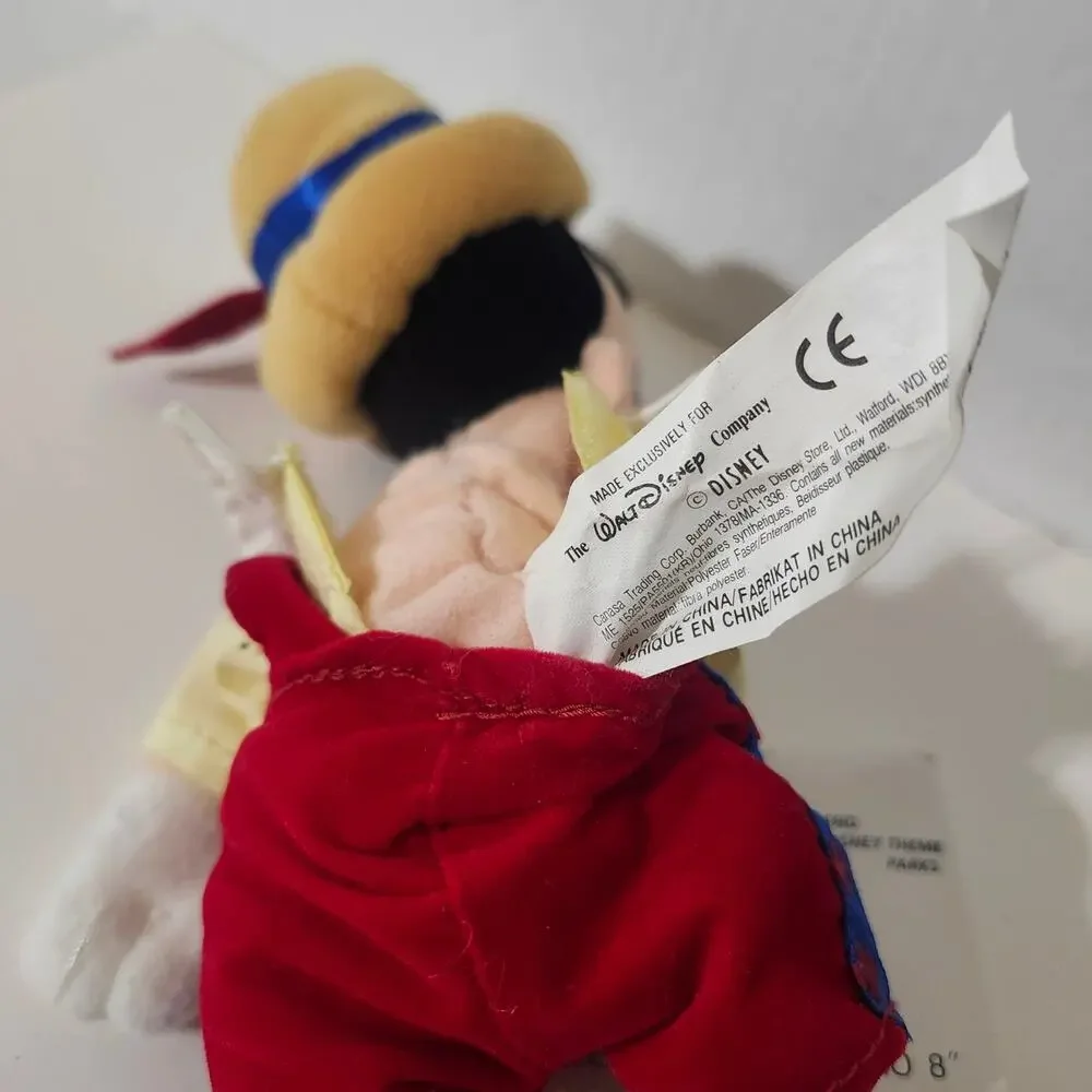 Disney Store Pinocchio Mini Bean Bag Plush 8